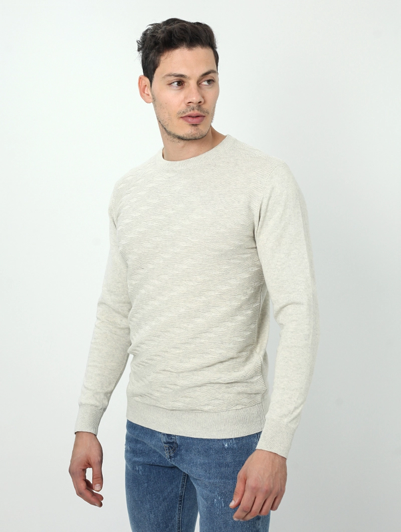 Pull à col rond
